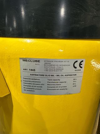 Chupona / Aspirador / cambio aceite