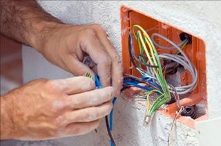 electricidad de las casas. 