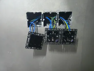 electricidad de las casas.