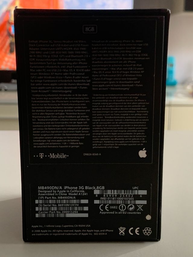 Iphone 3G 8GB nero Come nuovo