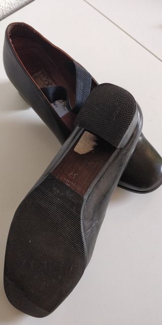 Zapatos de Tacón de Piel