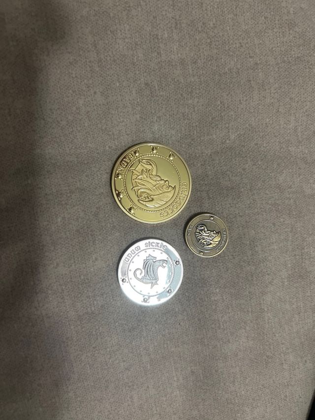 Réplica monedas de Gringotts Harry Potter