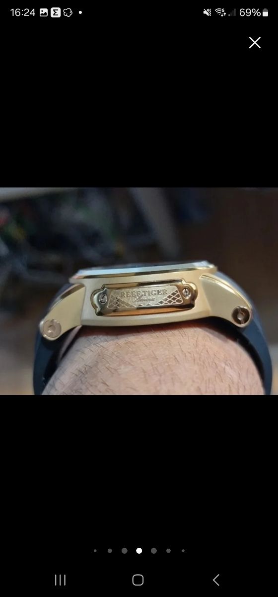 RELOJ REEF TIGER CRONO MAQUINARIA SUIZA