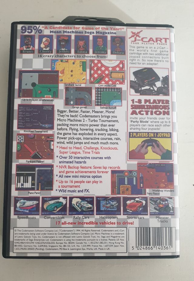 Micromachines 2 sega megadrive