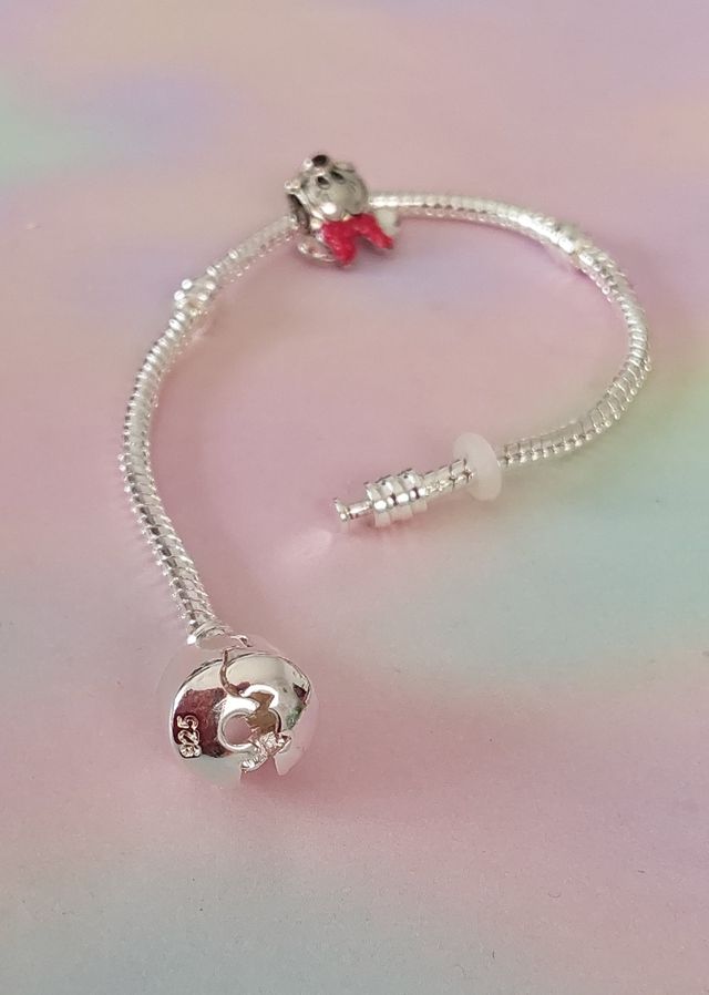 Pulsera plata 925 para charms 