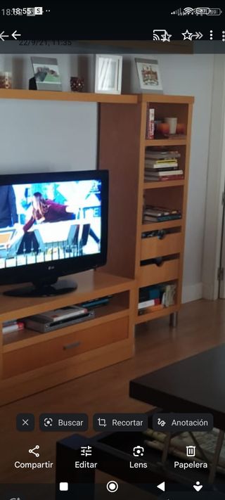 Estantería de pino natural