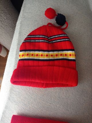 Gorro y bufanda niños