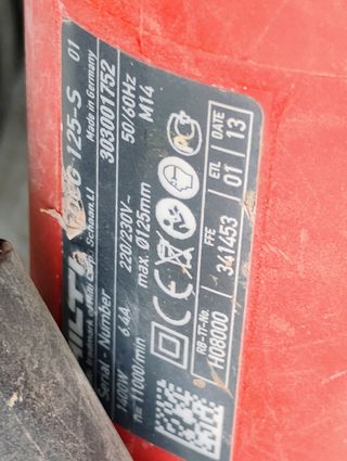 Rozadora HILTI DCG 125-S