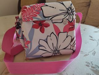 Bolso flores mujer