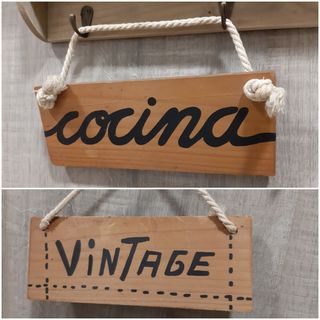 Cartel cocina vintage