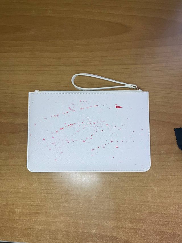 Pochette Spezial Bright Red Clear Pink