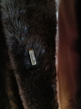 ¡ULTIMOS PRECIOS! Abrigo de piel mouton negro