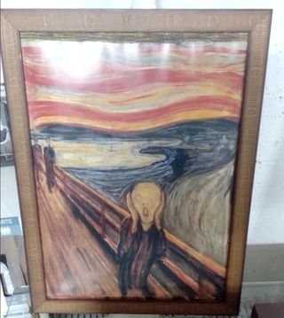 Cuadro "El grito" (58x78cm)