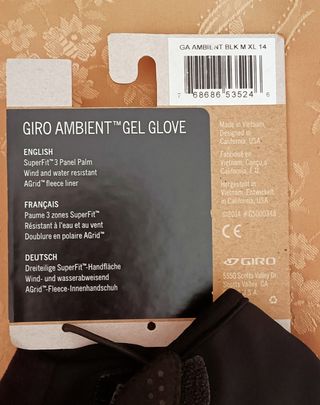 Guantes GIRO XL NUEVOS