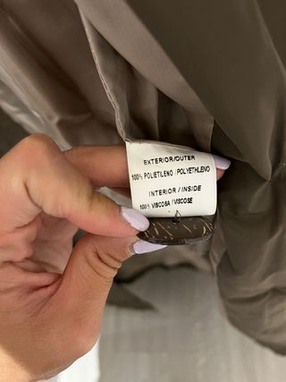 Abrigo gabardina Futura