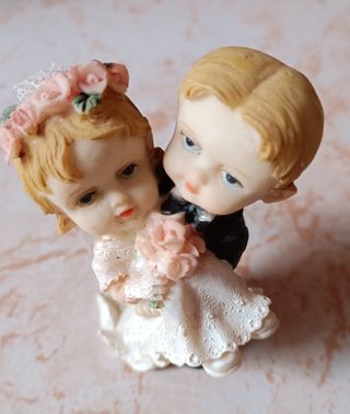 Figura cerámica Novios