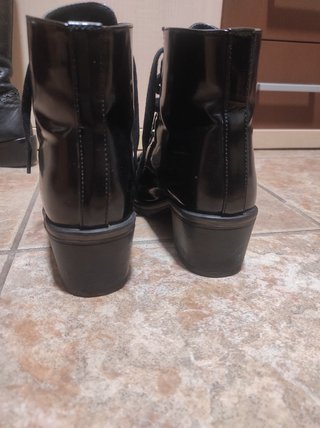 Botines tacón negros