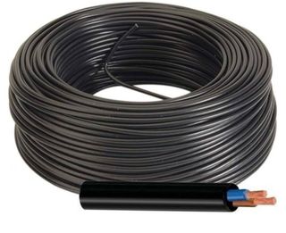 Cable Manguera Negro 2 x 1mm (20 metros)