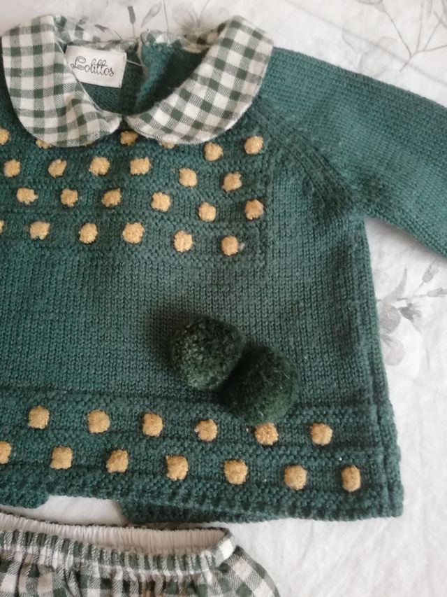 Conjunto de Jubón y Cubre Pañal Lolittos