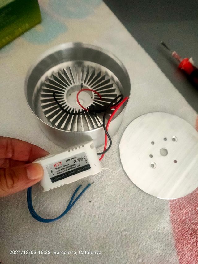 Lámpara led techo superficie