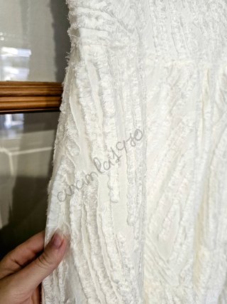Vestido Jacquard desflecado zw coll zara