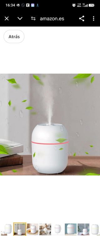 Humidificador difusor aromas