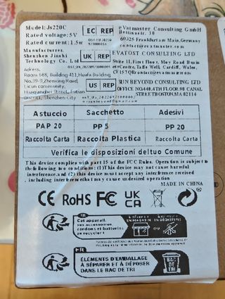 Humidificador difusor aromas