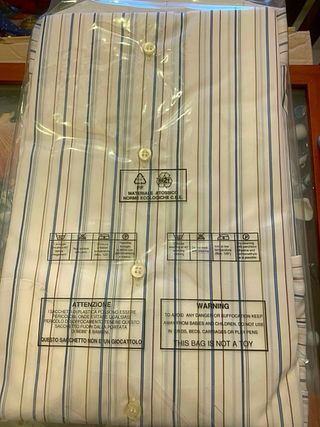 Camicia uomo a righe XL