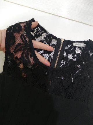 Vestido negro fiesta S - M