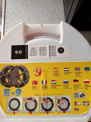 Cadenas nieve nuevas