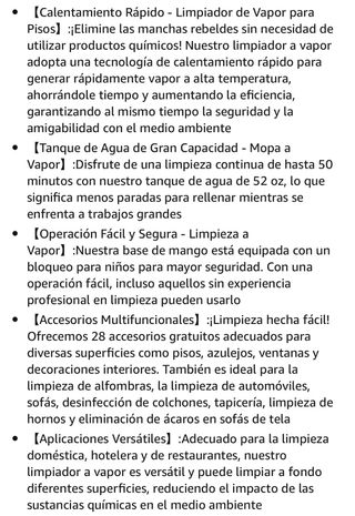 vaporeta limpieza hogar