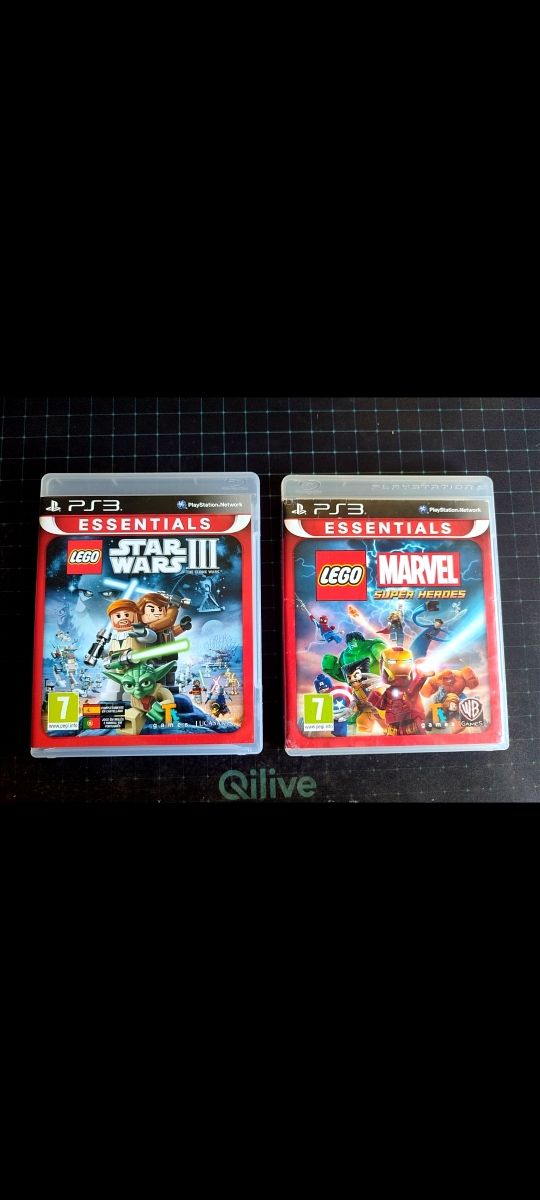 ✅ LOTE LEGO JUEGOS PS3 (Vengadores y Star Wars 3)