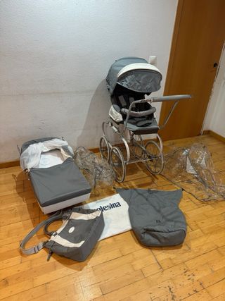 Carro bebe y silla