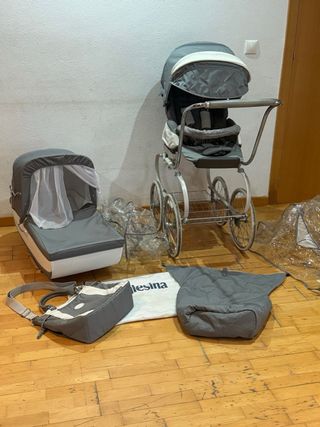 Carro bebe y silla