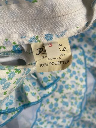 Vestido flamenca niña