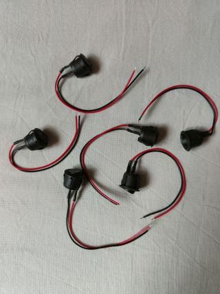 Pack de 6 interruptores basculantes precableados