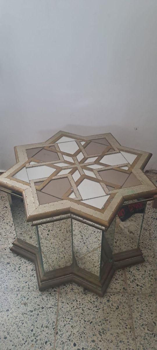 R dubarry Mesa diseño latón y cristal