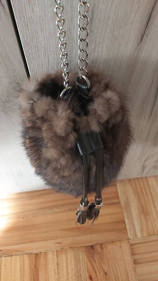 Bolso piel tipo vison
