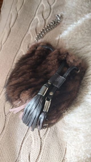 Bolso piel tipo vison