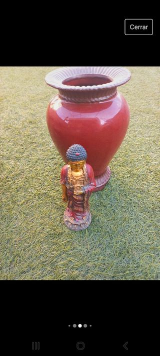 Set Decoración Oriental Cerámica Corte Inglés