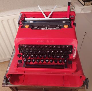 Maquina de escribir antigua.