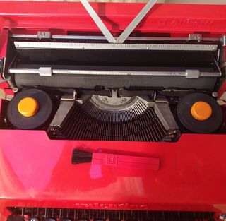 Maquina de escribir antigua.