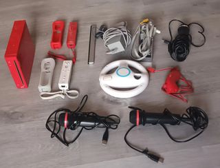 Nintendo Wii con 12 juegos y accesorios incluidos