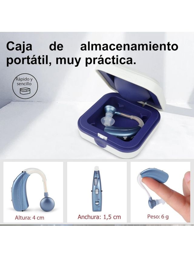 Auricular de Audio recargable compacto.