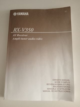 Amplificador&Home Cinema Yamaha RX-V350