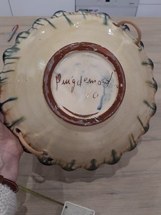 Frutero o cuenco de cerámica Puigdemont