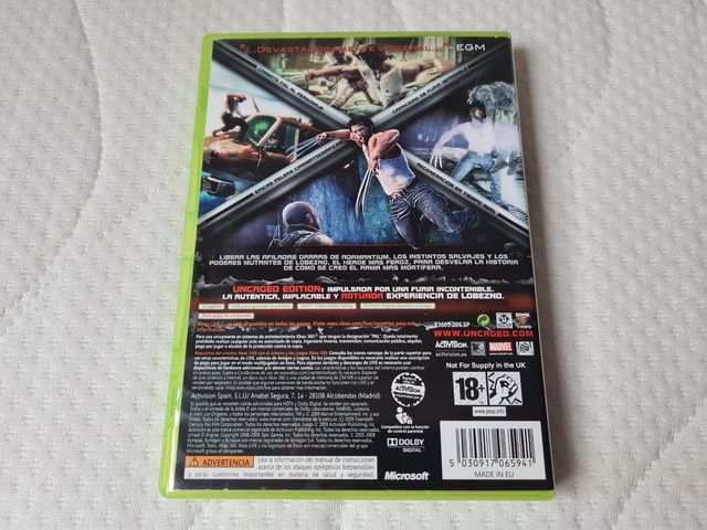 🇪🇸 X-Men Orígenes de Lobezno Xbox 360