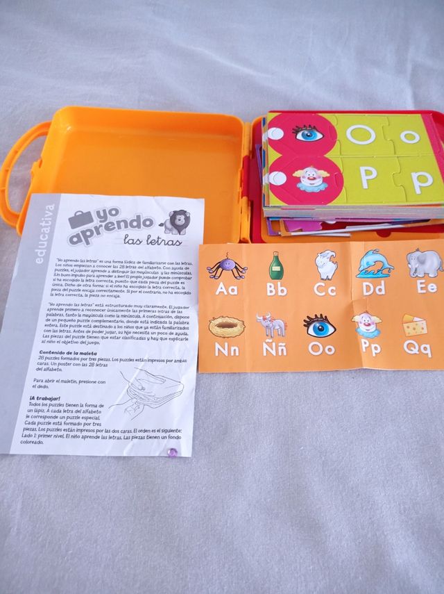 Puzzles educativos números, letras.Diset