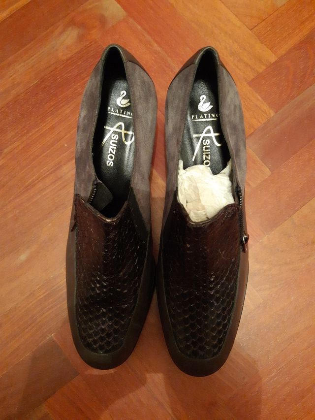 Zapatos Piel talla 40 - Nuevos 