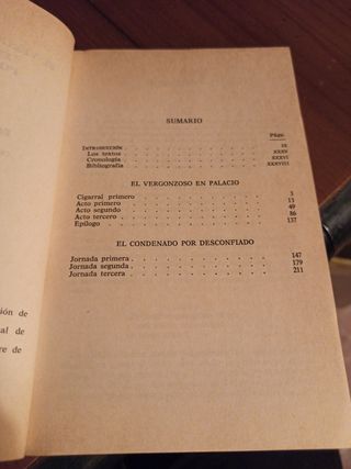 El vergonzoso en palacio ; el Condenado por desconfiado (Clásicos universales Planeta) (Spanish Edition)